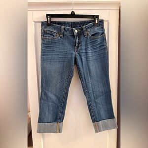 Lucky Brand cuffed capri